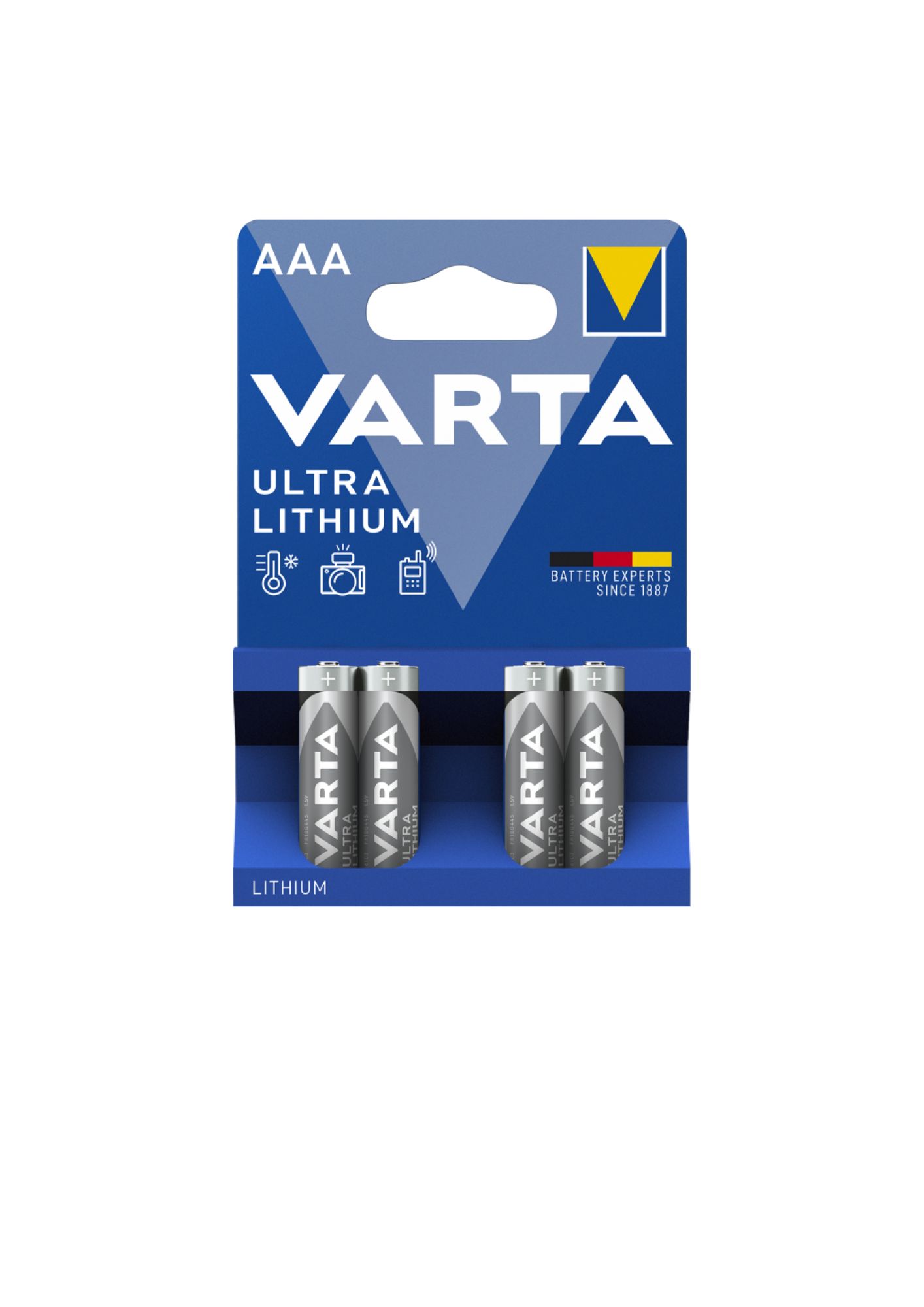 Varta - 4 AAA Batterier