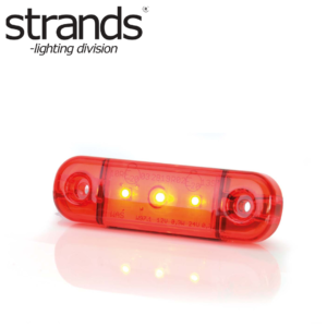 Strands - Slimmad Rött LED Positionsljus