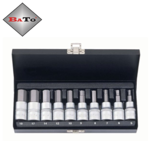 BaTo – Stifthylssats 1/2" 6 kt. - 10 delar