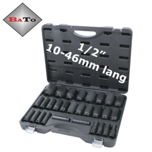 BaTo Krafthylsor 1/2" Lång, 29 delar