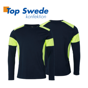 Top Swede - Långärmad T-shirt 212 Marin/Gul