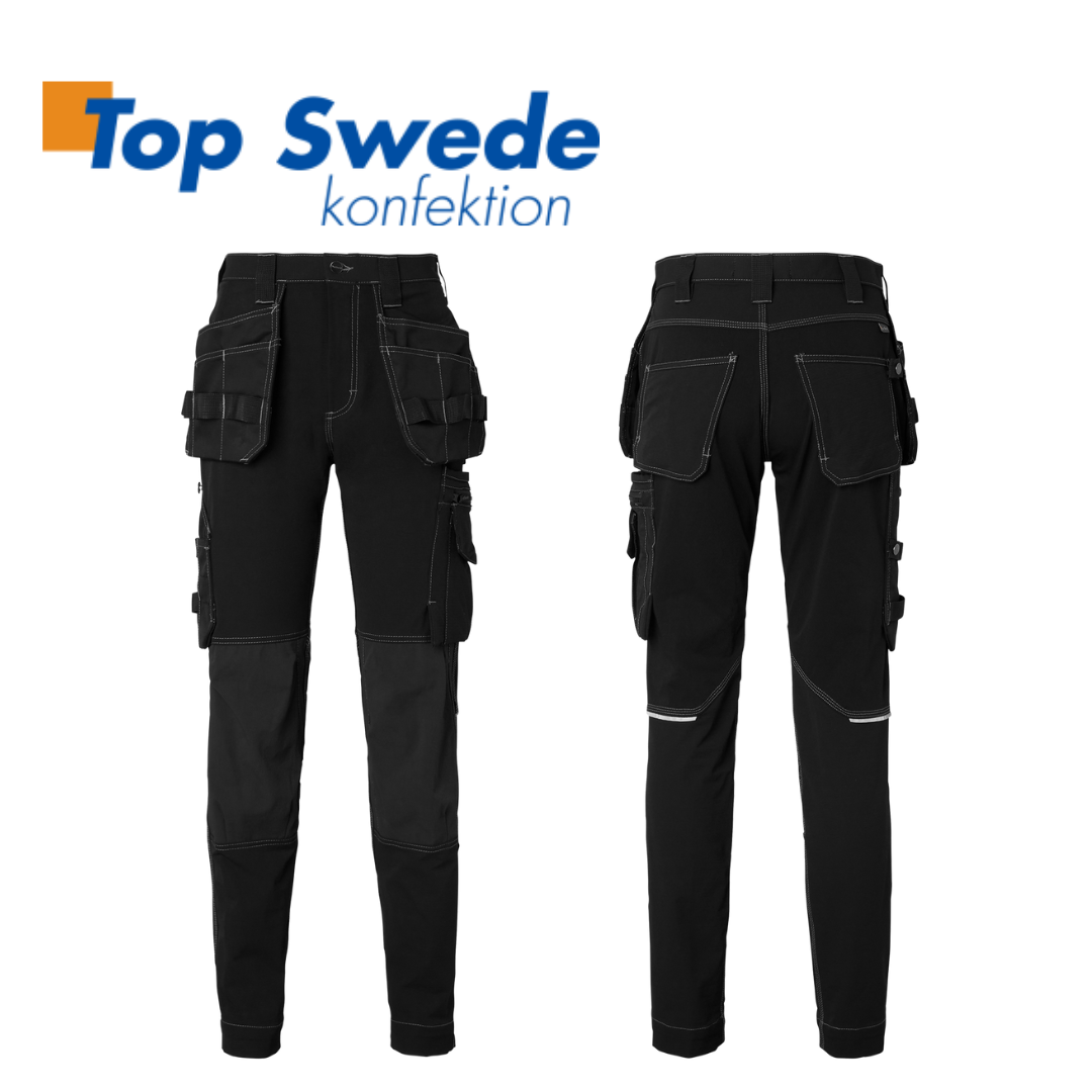 Top Swede - Hantverksbyxa 307 4-Vägs Stretch Dam