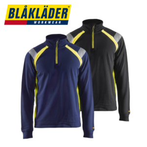 Blåkläder - Tröja Med Blixtlås i Krage