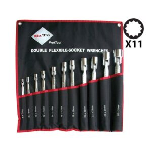 BATO Dubbel lednyckelsats 6-32mm. 11 delar