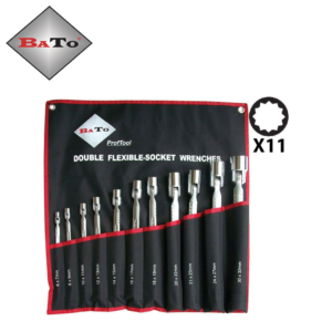 BaTo - Dubbel lednyckelsats 6-32mm, 11 delar