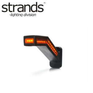 Strands vänster dynamisk gummiarm blink + broms