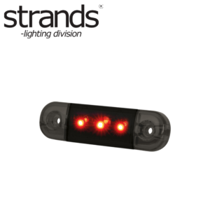 Strands Dark Knight rött positionsljus slim