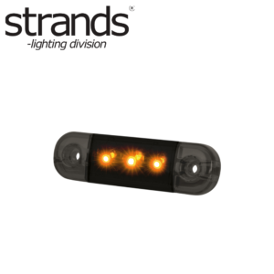 Strands Dark Knight orange positionsljus slim