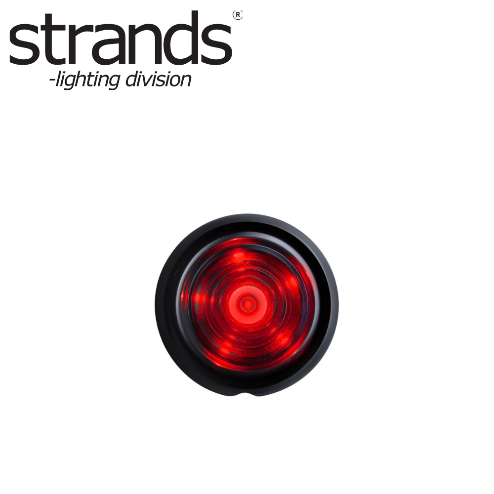 Strands Dark Knight Viking sidomarkering röd LED