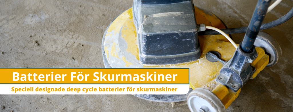 Batteri till skurmaskin
