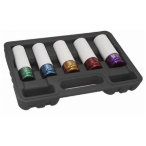 Plastmantlade krafthylsor 6-kant