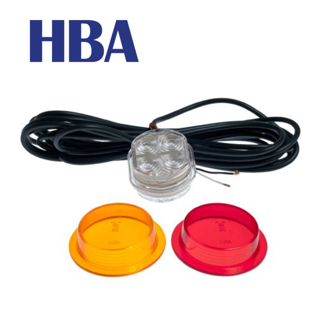 HBA - Orange/röd Sid-Modul med 5m kabel