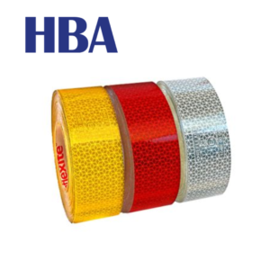 HBA - Röd/orange/vit Reflextejp 12,5 m