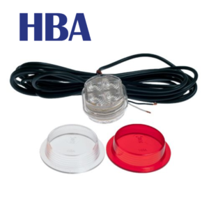 HBA - Röd/vit Sid-Modul med 5m kabel