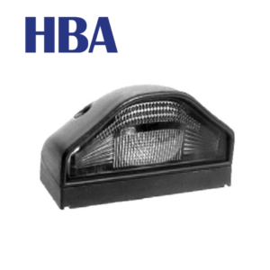HBA – Nummerplåtsbelysning med kabelingång