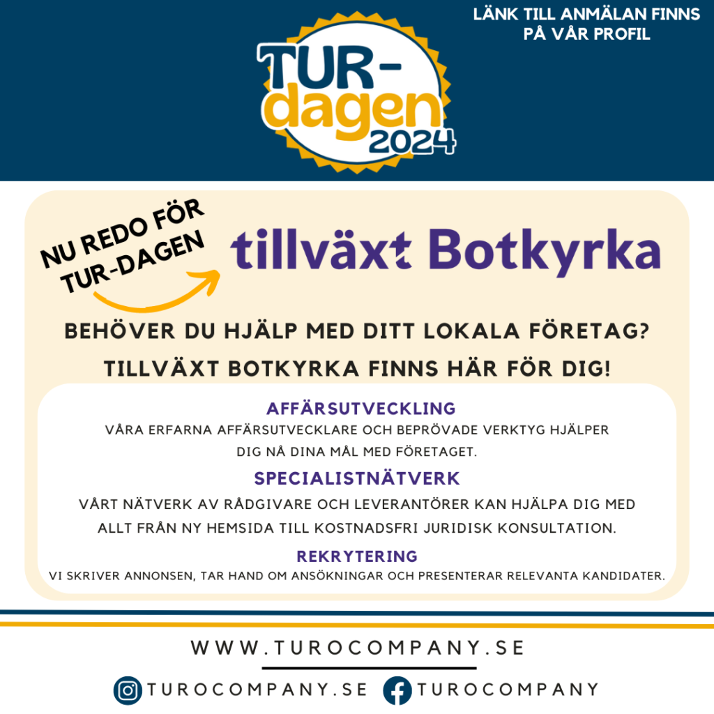 Tillväxt Botkyrka TUR-dagen 2024