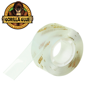 Gorilla Glue - Genomskinlig monteringstejp 25,4 mm x 1,52 m