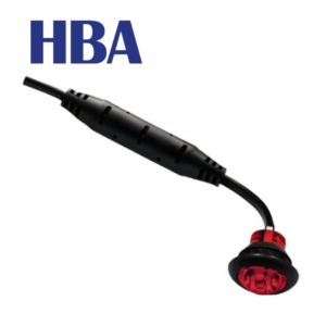 HBA - Positionsljus Röd 12/24V