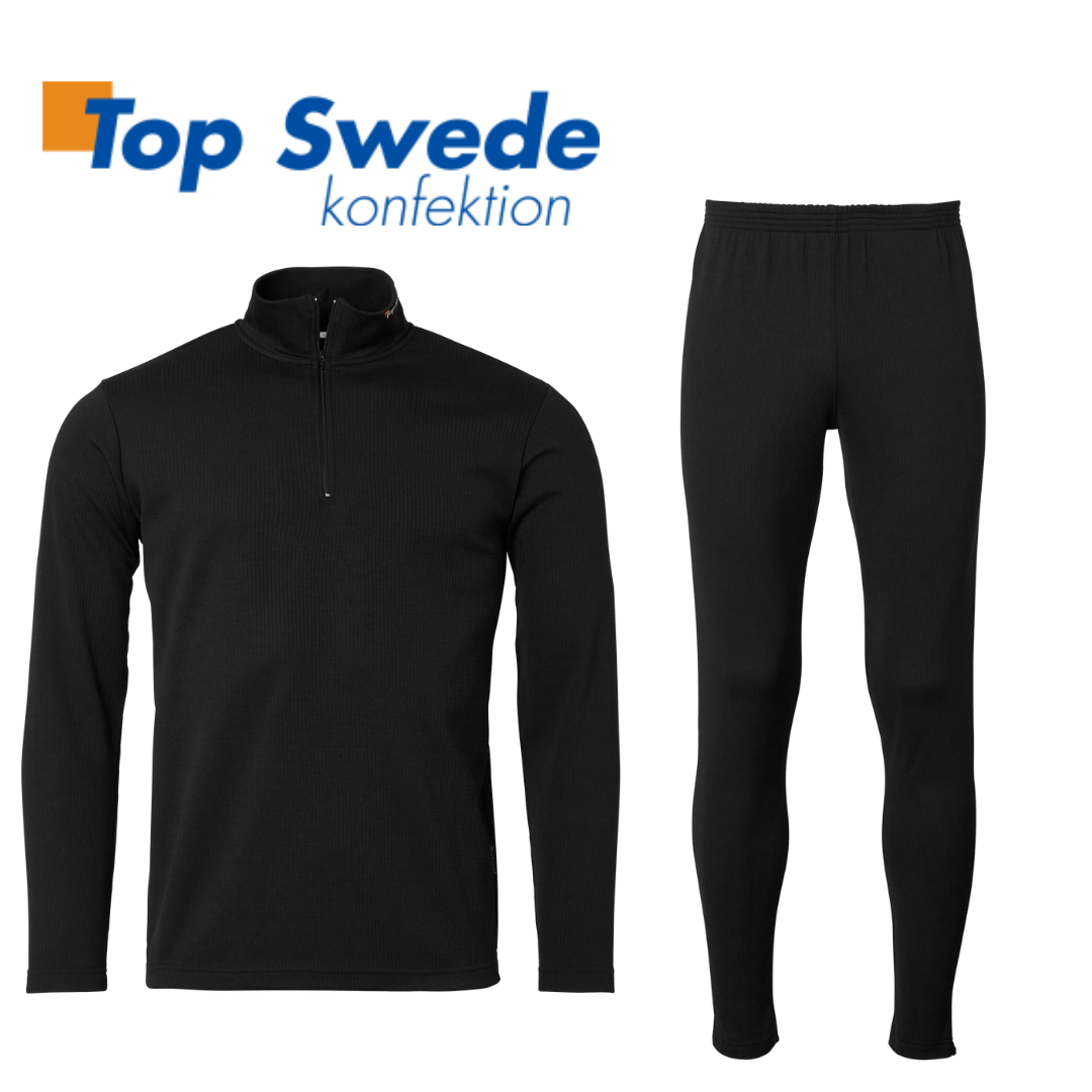Top Swede - Svart underställsset 9236