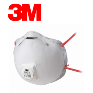 3M - Filtrerande halvmask, FFP3 8833