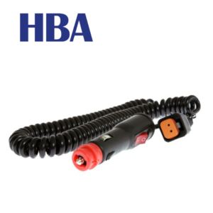 HBA - Spiralkabel Med Cigg Kontakt