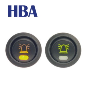 HBA - Strömbrytare För Varningsljus 12/24V