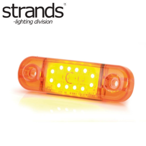 Strands - Slimmad sidomarkering 12 LED, 9-36V IP68