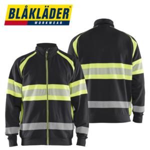 Blåkläder - Ziptröja med varsel