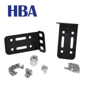 HBA - L-fäste universal nummerplåt 2st