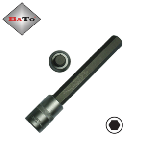 BaTo - Lång stifthylsa 1/2" x 8mm, 6 kant