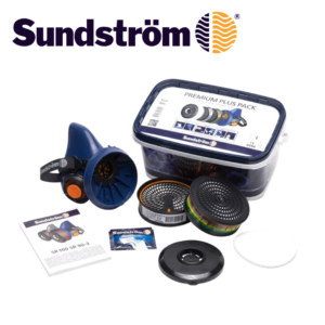 Sundström - Halvmask SR 100 premium plus pack M/L