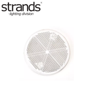 Strands - Reflex vit rund 4-pack