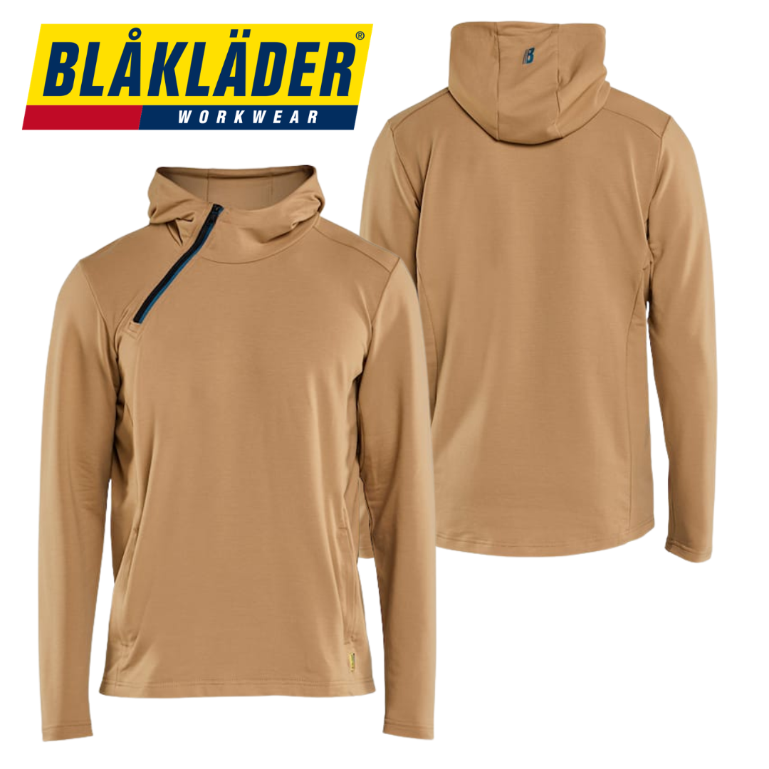 Blåkläder - Snygg huvtröja med half zip - Bild 5