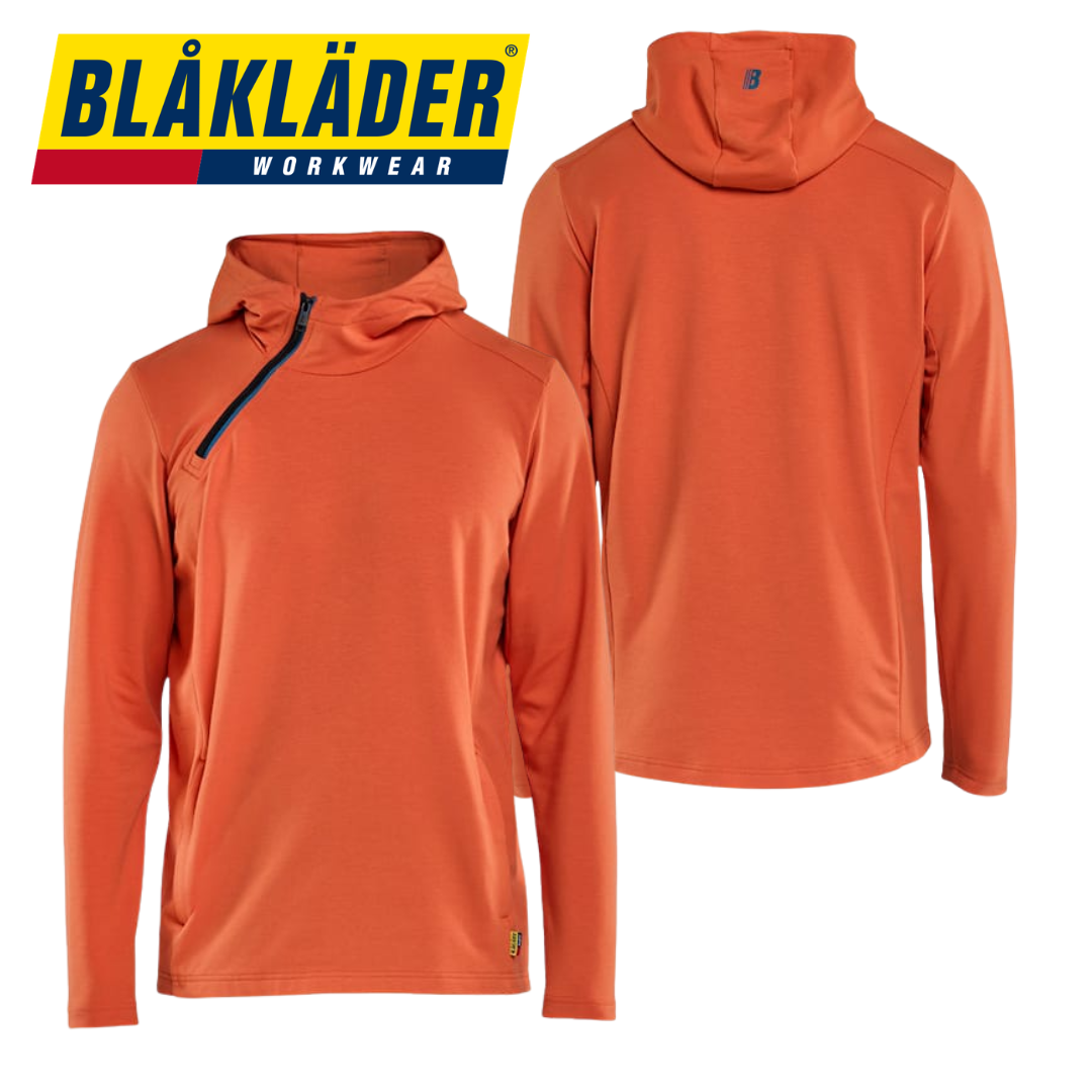 Blåkläder - Snygg huvtröja med half zip - Bild 4